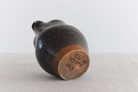 Vintage Small Rustic Jug by Studio Potter Chris Lucas
