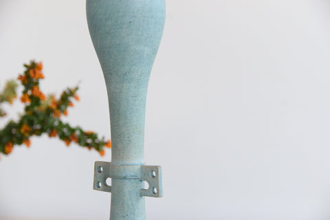 Vintage Tall Vase / Sculpture by Studio Potter Chris Lucas