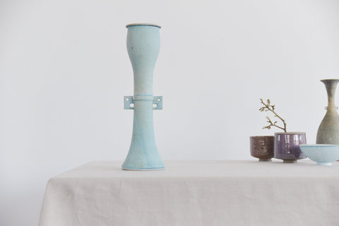 Vintage Tall Vase / Sculpture by Studio Potter Chris Lucas