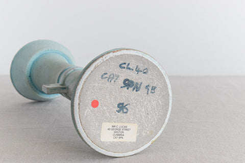 Vintage Tall Vase / Sculpture by Studio Potter Chris Lucas