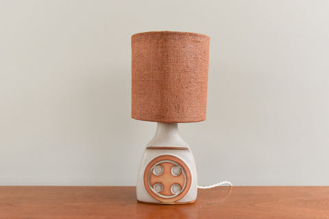 Vintage Studio Pottery Table Lamp
