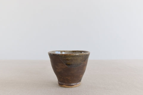 Vintage Small Studio Pottery Stoneware Cups Set of Four