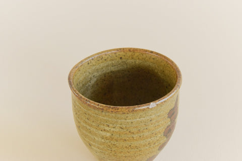 Vintage Small Studio Pottery Ceramic Cups Set of Six