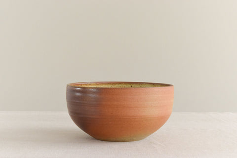 Vintage Rustic Ceramic Studio Pottery Serving Bowl