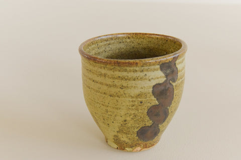 Vintage Small Studio Pottery Ceramic Cups Set of Six