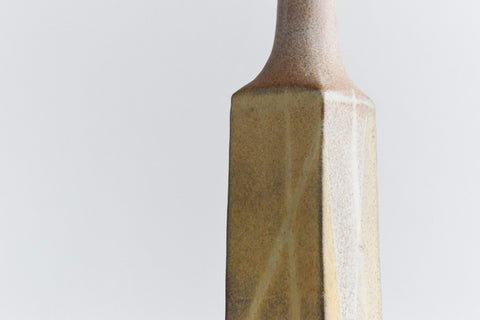 Vintage Tall Studio Pottery Bottle Vase