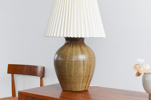 Vintage Studio Pottery Table Lamp