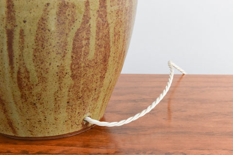 Vintage Studio Pottery Table Lamp