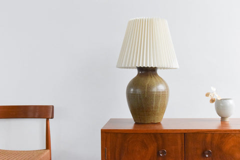 Vintage Studio Pottery Table Lamp
