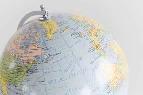 Vintage Small 'Planet' Globe Circa 1950s