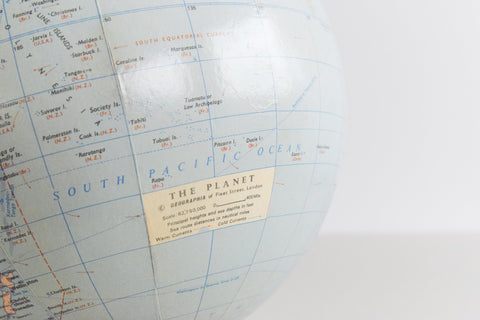 Vintage Small 'Planet' Globe Circa 1950s