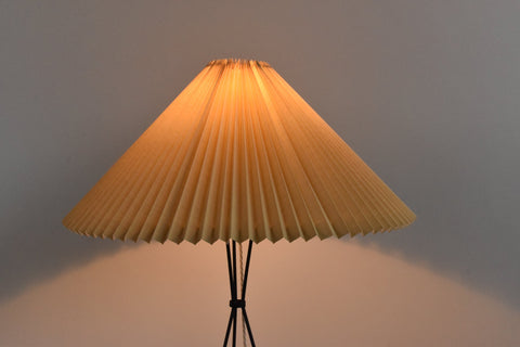 Vintage Style Black Metal Tripod Floor Lamp