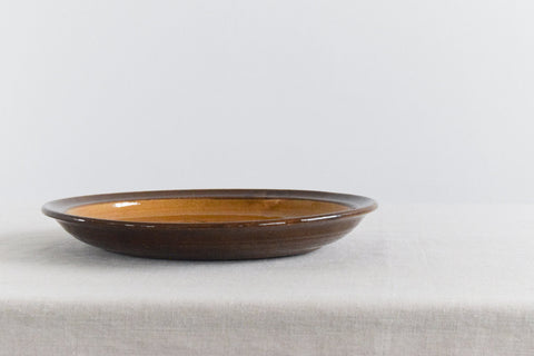 Vintage Rustic Ceramic Studio Pottery Plate by Crail Pottery