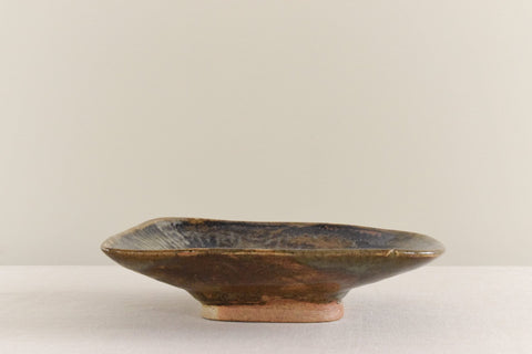Vintage Rustic Ceramic Studio Pottery Serving Bowl
