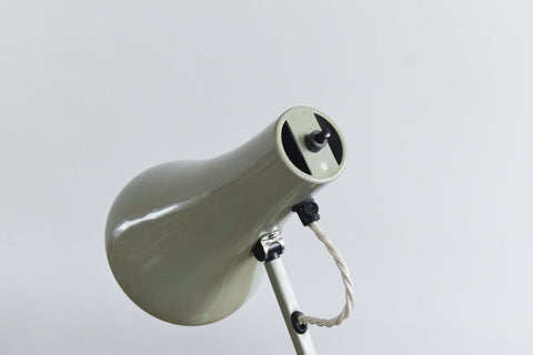 Vintage Sage Green Anglepoise Lamp by Herbert Terry & Sons