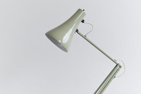 Vintage Sage Green Anglepoise Lamp by Herbert Terry & Sons
