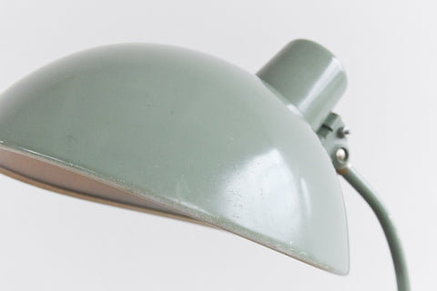 Vintage Sage Green French Gooseneck Desk Lamp