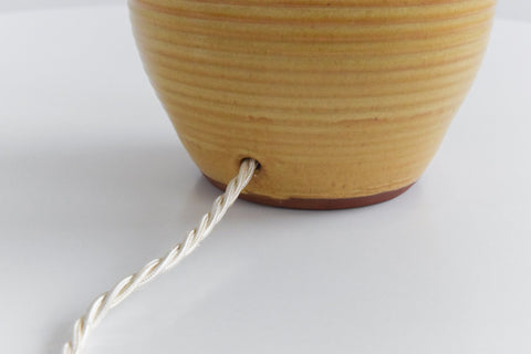Vintage Small Studio Pottery Table Lamp