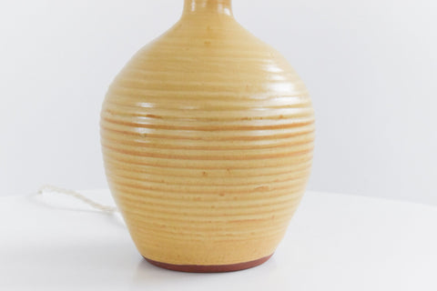 Vintage Small Studio Pottery Table Lamp