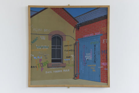 Vintage 1971 Original Large Framed Oil Painting by Ken Watts