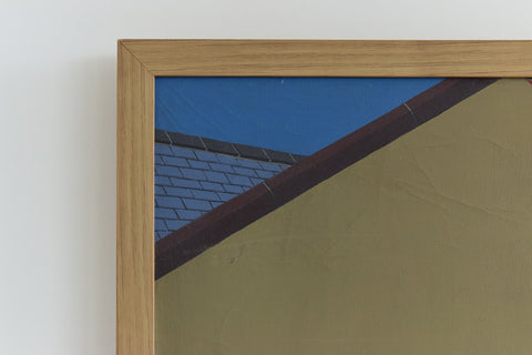 Vintage 1971 Original Large Framed Oil Painting by Ken Watts