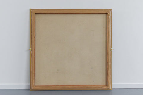 Vintage 1971 Original Large Framed Oil Painting by Ken Watts