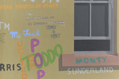 Vintage 1971 Original Large Framed Oil Painting by Ken Watts