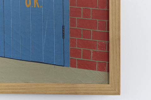 Vintage 1971 Original Large Framed Oil Painting by Ken Watts