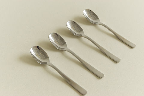 16 Piece Contemporary Adi Alessi Stainless Steel Cutlery Set Designed by Jasper Morrison