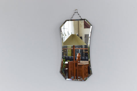 Vintage Frameless Mirror