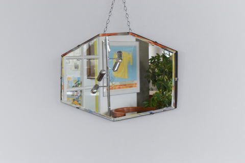 Vintage Frameless Mirror