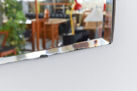 Vintage Frameless Mirror