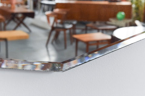 Vintage Frameless Mirror
