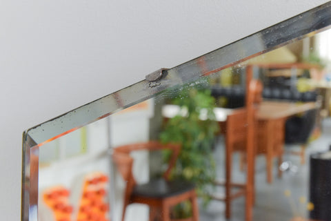 Vintage Frameless Mirror