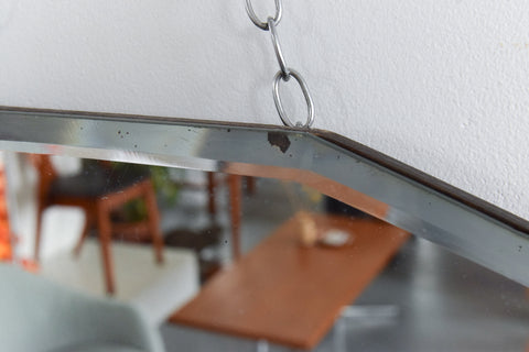 Vintage Frameless Mirror