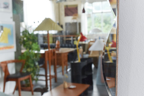Vintage Frameless Mirror