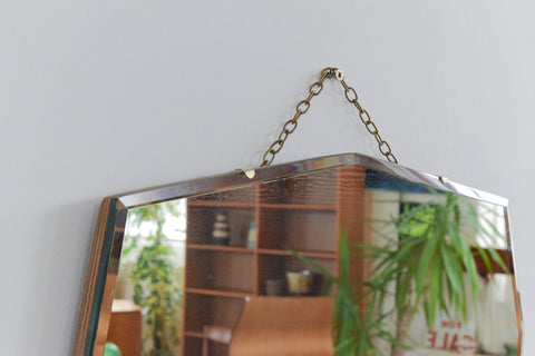 Vintage Frameless Mirror