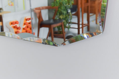 Vintage Frameless Mirror