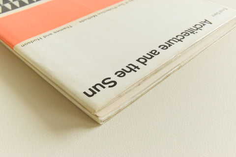 Vintage Book - Architecture and the Sun by Ernst Danz 1967