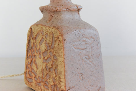 Vintage Studio Pottery Table Lamp Base by Barbara Davidson Pottery