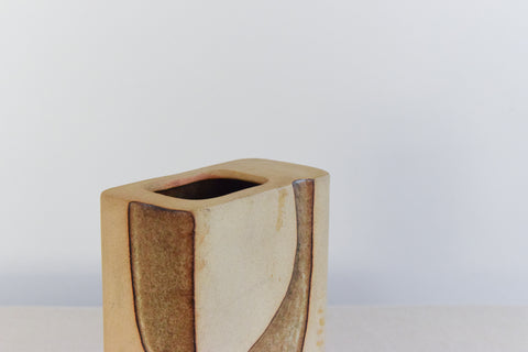 Vintage Studio Pottery Ceramic Vase by Roger Veal for Tolcarne Pottery