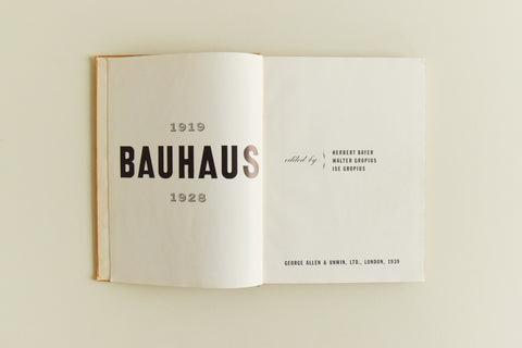 Vintage Book - Bauhaus 1919-1928 by Herbert Bayer, Walter Gropius, Ise Gropius 1939