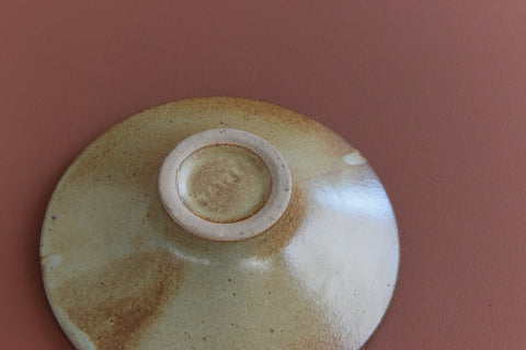 French Ceramic Studio Pottery Ikebana Stem Vase / Bowl by TAIZÉ