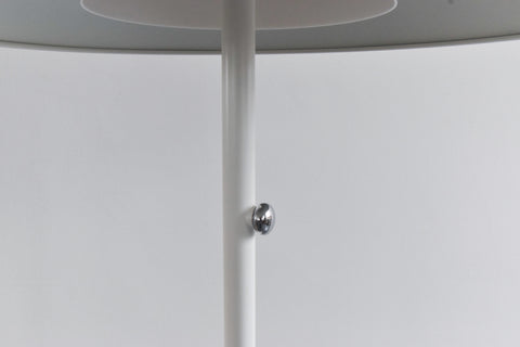 IKEA 365+ BRASA White Metal Floor Lamp
