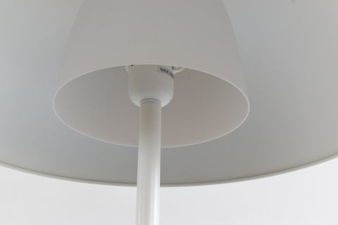 IKEA 365+ BRASA White Metal Floor Lamp
