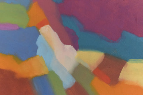 Contemporary Original Small Abstract Acrylic on Canvas Painting by Jim Ridout