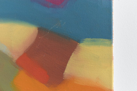 Contemporary Original Small Abstract Acrylic on Canvas Painting by Jim Ridout