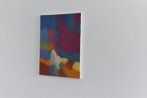 Contemporary Original Small Abstract Acrylic on Canvas Painting by Jim Ridout