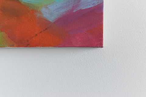 Contemporary Original Small Abstract Acrylic on Canvas Painting by Jim Ridout