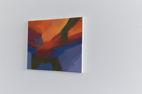 Contemporary Original Small Abstract Acrylic on Canvas Painting by Jim Ridout
